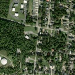 Satellite imagery of James K. Polk House, US