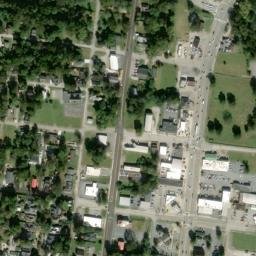 Satellite imagery of James K. Polk House, US