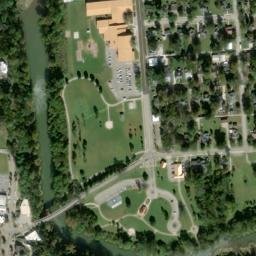 Satellite imagery of James K. Polk House, US