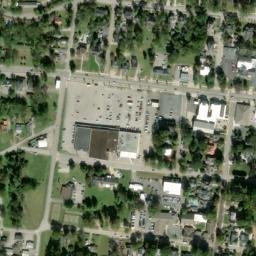 Satellite imagery of James K. Polk House, US