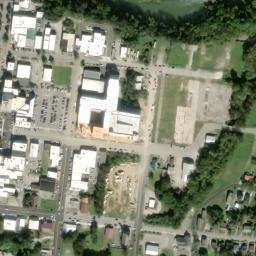 Satellite imagery of James K. Polk House, US