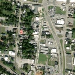 Satellite imagery of James K. Polk House, US