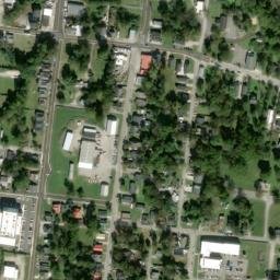 Satellite imagery of James K. Polk House, US