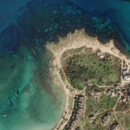 Satellite imagery of Ra’s Bin Hānī, SY