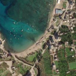 Satellite imagery of Ra’s Bin Hānī, SY