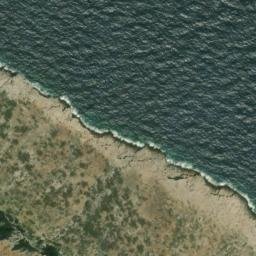 Satellite imagery of Cape Melekha, GR