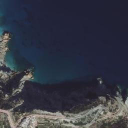 Satellite imagery of Panagia Point, GR