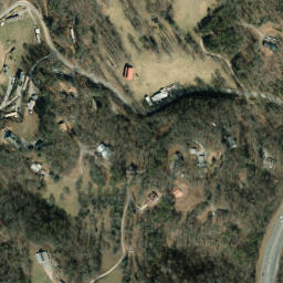 Satellite imagery of Pine Ridge, US