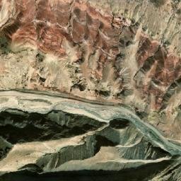 Satellite imagery of Ma‘dan-e Shahrābād, IR