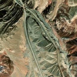 Satellite imagery of Ma‘dan-e Shahrābād, IR