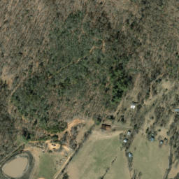 Satellite imagery of Judaculla Rock, US
