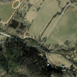 Satellite imagery of Judaculla Rock, US