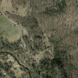 Satellite imagery of Judaculla Rock, US