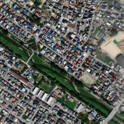 Satellite imagery of Hikone castle, JP