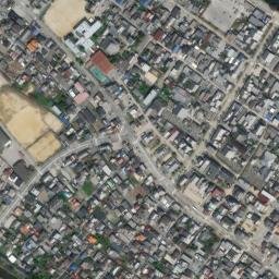 Satellite imagery of Hikone castle, JP