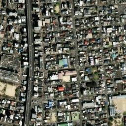Satellite imagery of Nagoya castle, JP