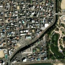 Satellite imagery of Nagoya castle, JP