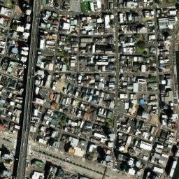 Satellite imagery of Nagoya castle, JP