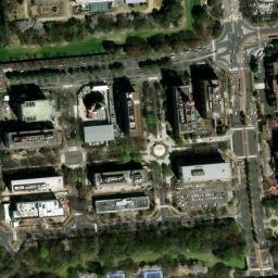 Satellite imagery of Nagoya castle, JP
