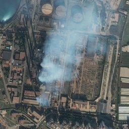 Satellite imagery of Ra’s al Marj, SY