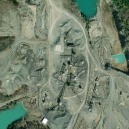 Satellite imagery of Bradley Limestone Quarry, US