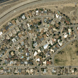 Satellite imagery of M 225 — NGS FO0233 — Albuquerque, US, US
