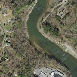 Satellite imagery of Lovers Leap, US