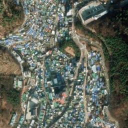 Satellite imagery of cairn, JP