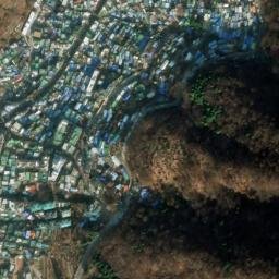 Satellite imagery of cairn, JP