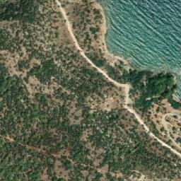 Satellite imagery of Baths of Aphrodite, CY