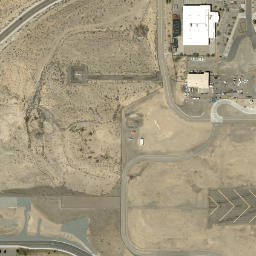 Satellite imagery of ALBUQUERQUE MUN APT WIND SOCK — NGS FO1252, US