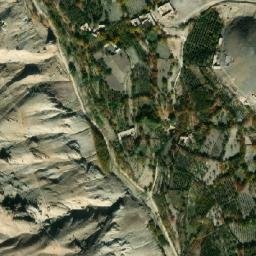 Satellite imagery of Pushtah-ye Bābur, AF