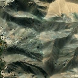 Satellite imagery of Pushtah-ye Bābur, AF