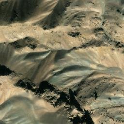Satellite imagery of Pushtah-ye Bābur, AF