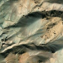 Satellite imagery of Pushtah-ye Bābur, AF
