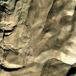 Satellite imagery of Pushtah-ye Istā Bābā, AF
