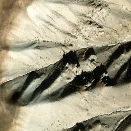 Satellite imagery of Pushtah-ye Istā Bābā, AF