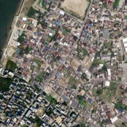 Satellite imagery of Fugu-saki, JP
