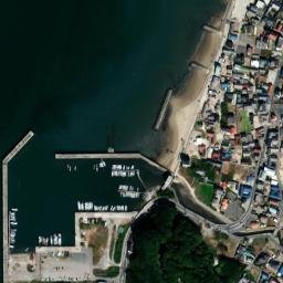Satellite imagery of Fugu-saki, JP