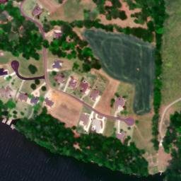 Satellite imagery of Egypt Bluff, US
