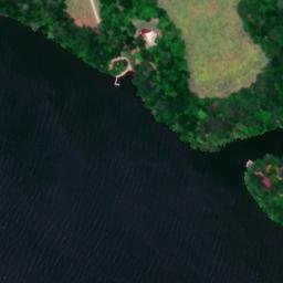 Satellite imagery of Egypt Bluff, US
