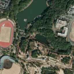 Satellite imagery of Akashi Castle, JP