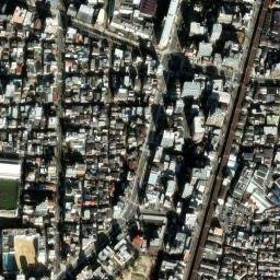 Satellite imagery of 四天王寺, JP