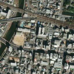 Satellite imagery of Akashi Castle, JP