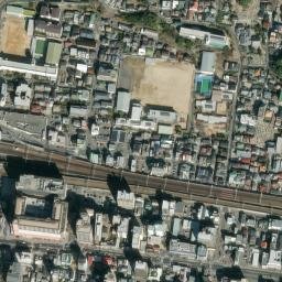 Satellite imagery of Akashi Castle, JP