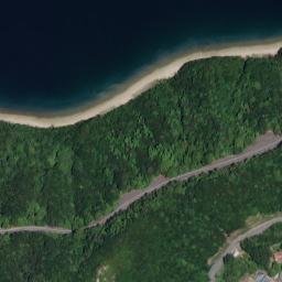 Satellite imagery of Fuji Saki, JP