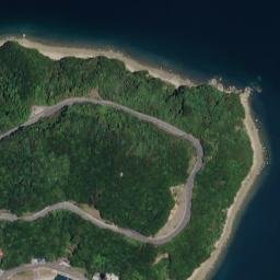 Satellite imagery of Fuji Saki, JP