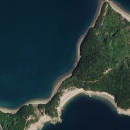 Satellite imagery of Fuji Saki, JP