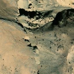 Satellite imagery of Pushtah-ye Bānū, AF