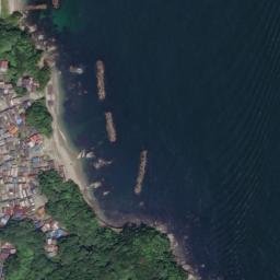 Satellite imagery of Tsukiage-saki, JP